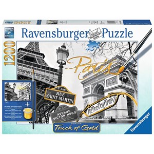 Ravensburger (19935) - "Goldenes Paris" - 1200 Teile Puzzle