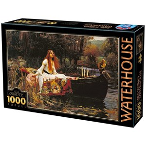 D-Toys (72757) - John William Waterhouse: "The Lady of Shalott" - 1000 Teile Puzzle