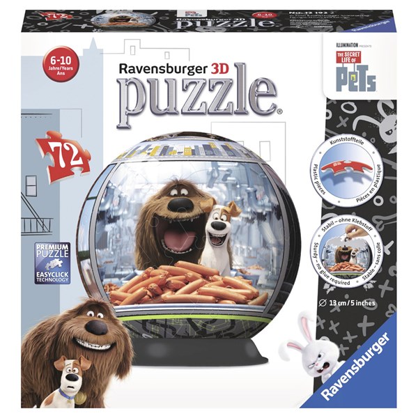 Ravensburger (12192) - "Secret Life of Pets" - 72 Teile Puzzle
