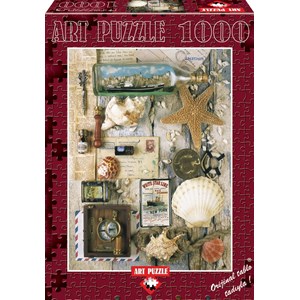 Art Puzzle (4425) - "Urlaubsandenken" - 1000 Teile Puzzle