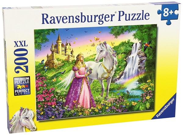 Ravensburger (12613) - "Prinzessin mit Pferd" - 200 Teile Puzzle