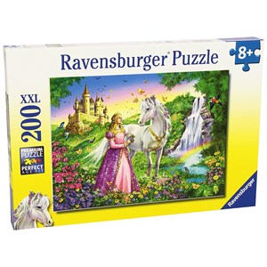 Ravensburger (12613) - "Prinzessin mit Pferd" - 200 Teile Puzzle