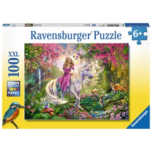 Ravensburger (10641) - "Magischer Ausritt" - 100 Teile Puzzle