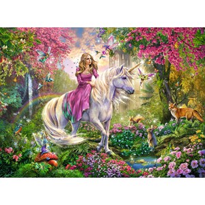 Ravensburger (10641) - "Magischer Ausritt" - 100 Teile Puzzle