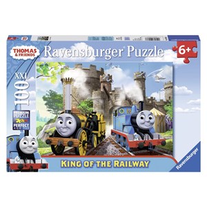 Ravensburger (10536) - "King of the Railway" - 100 Teile Puzzle