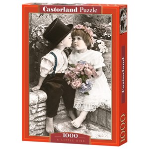 Castorland (C-103362) - "Ein kleiner Kuss" - 1000 Teile Puzzle