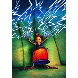 Grafika Kids (01451) - François Ruyer: "Die Hexe" - 100 Teile Puzzle