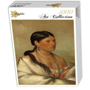 Grafika (02233) - George Catlin: "The Female Eagle, Shawano, 1830" - 1000 Teile Puzzle