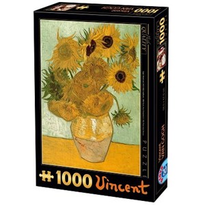 D-Toys (66916-VG01) - Vincent van Gogh: "Sonnenblumen" - 1000 Teile Puzzle