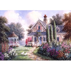 Grafika (T-00505) - Dennis Lewan: "Elmira's Cottage" - 1000 Teile Puzzle