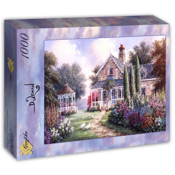 Grafika (T-00505) - Dennis Lewan: "Elmira's Cottage" - 1000 Teile Puzzle