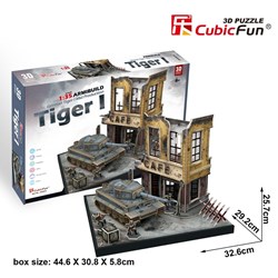 Cubic Fun (JS4201h) - "German Tiger I" - 258 Teile Puzzle