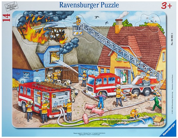 Ravensburger (06092) - "Wasser marsch!" - 14 Teile Puzzle