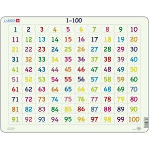 Larsen (AR10) - "Zahlen lernen" - 100 Teile Puzzle