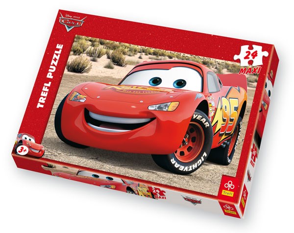 Trefl (14082) - "Cars, Flash Mc Queen" - 24 Teile Puzzle