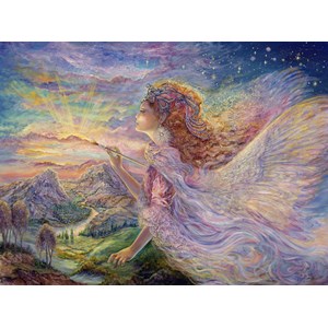 Grafika (00897) - Josephine Wall: "Aurora Painting the Dawn" - 2000 Teile Puzzle