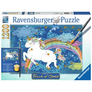 Ravensburger (19932) - "Glückliches Einhorn" - 1200 Teile Puzzle