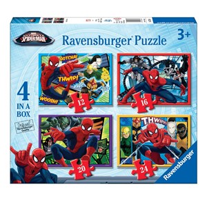Ravensburger (07363) - "Spiderman" - 12 16 20 24 Teile Puzzle