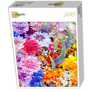 Grafika (01640) - "Blumen-Explosion" - 300 Teile Puzzle